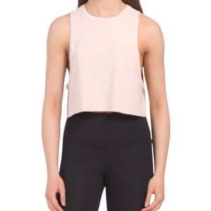 Avocado Active Pink Moisture Wicking Crop Muscle Tank (NWT) (Size: Large)